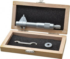 Value Collection - 0.2 to 1.2", Mechanical Inside Micrometer - 0.001" Graduation, 0.001" Accuracy, Ratchet Stop Thimble - Best Tool & Supply