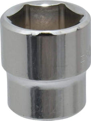 Blackhawk by Proto - 11/16", 3/8" Drive, Standard Hand Socket - 6 Points, 1" OAL, Chrome Finish - Best Tool & Supply