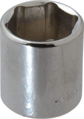 Blackhawk by Proto - 3/8" Drive, Standard Hand Socket - 6 Points, 1-13/64" OAL, Chrome Finish - Best Tool & Supply