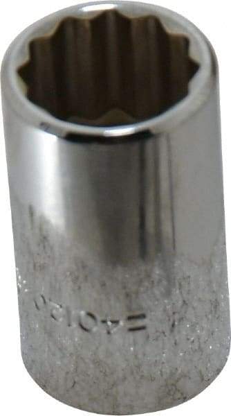 Blackhawk by Proto - 5/8", 1/2" Drive, Standard Hand Socket - 12 Points, 1-1/2" OAL, Chrome Finish - Best Tool & Supply