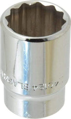 Blackhawk by Proto - 3/4", 1/2" Drive, Standard Hand Socket - 12 Points, 1-1/2" OAL, Chrome Finish - Best Tool & Supply