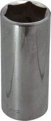 Blackhawk by Proto - 1", 1/2" Drive, Deep Hand Socket - 6 Points, 3-3/32" OAL, Chrome Finish - Best Tool & Supply