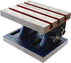 Interstate - 12" OAL x 10" Overall Width x 8" Overall Height, 0 to 90° Tilt Angle, Angle Table - 1/2" T-Slot Width - Best Tool & Supply