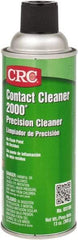 CRC - 13 Ounce Aerosol Contact Cleaner - 30,800 Volt Dielectric Strength, Nonflammable, Food Grade - Best Tool & Supply