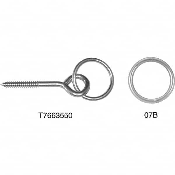 Campbell - Welding Rings Wire Size (Inch): 1-1/2 Inside Diameter (Inch): 1-1/2 - Best Tool & Supply