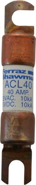 Ferraz Shawmut - 40 Amp General Purpose Round Forklift & Truck Fuse - 125VAC, 125VDC, 3.07" Long x 0.5" Wide, Bussman ACL40, Ferraz Shawmut ACL40 - Best Tool & Supply