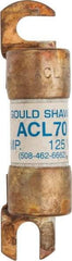 Ferraz Shawmut - 70 Amp General Purpose Round Forklift & Truck Fuse - 125VAC, 125VDC, 3.49" Long x 0.75" Wide, Bussman ACL70, Ferraz Shawmut ACL70 - Best Tool & Supply