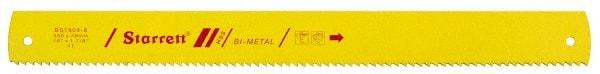 Starrett - 21" Long, 6 Teeth per Inch, Bi-Metal Power Hacksaw Blade - Toothed Edge, 1-7/8" Wide x 0.088" Thick - Best Tool & Supply