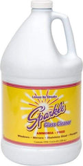 Made in USA - 1 Gal Bottle Unscented Glass Cleaner - Use on Glass Surfaces, Plexiglass - Best Tool & Supply