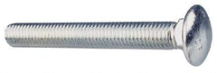 Value Collection - 5/16-18 UNC 2" Length Under Head, Standard Square Neck, Carriage Bolt - Grade 2 Steel, Zinc-Plated Finish - Best Tool & Supply