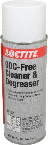 Loctite - 16 oz Can Cleaner/Degreaser - Liquid, Hydrocarbon-Based, Unscented - Best Tool & Supply