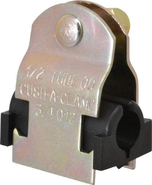 ZSI - 1/2" Pipe, Tube Clamp with Cushion - Dichromate - Best Tool & Supply