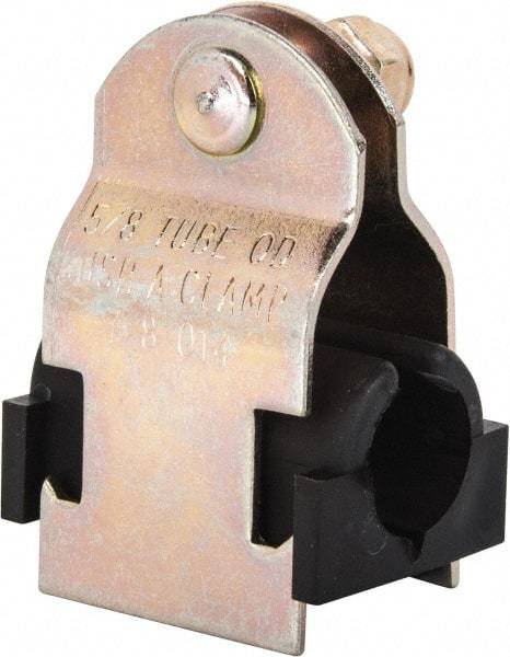 ZSI - 5/8" Pipe, Tube Clamp with Cushion - Dichromate - Best Tool & Supply