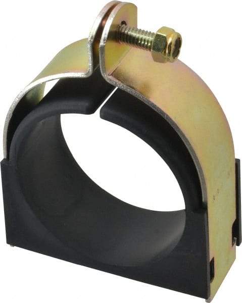 ZSI - 3" Pipe, Tube Clamp with Cushion - Dichromate - Best Tool & Supply