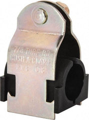 ZSI - 1/2" Pipe," Pipe Clamp with Cushion - Dichromate - Best Tool & Supply