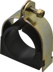 ZSI - 2" Pipe," Pipe Clamp with Cushion - Dichromate - Best Tool & Supply