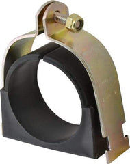 ZSI - 2-1/2" Pipe," Pipe Clamp with Cushion - Dichromate - Best Tool & Supply