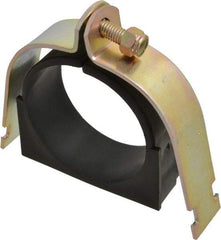 ZSI - 3" Pipe," Pipe Clamp with Cushion - Dichromate - Best Tool & Supply