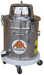 AIR Systems - 5 Gal, Stainless Steel Tank, Dry, Toxic Dust Vacuum Cleaner - 1.3 hp, 7.5 Amps - Best Tool & Supply