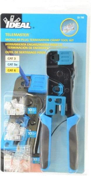 Ideal - Crimp Kit - RJ11 & RJ45 Compatible - Best Tool & Supply