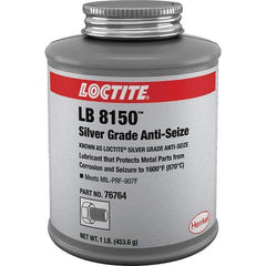 Loctite - 1 Lb Can High Temperature Anti-Seize Lubricant - Silver Colored, 1,600°F, Silver Colored, Water Resistant - Best Tool & Supply