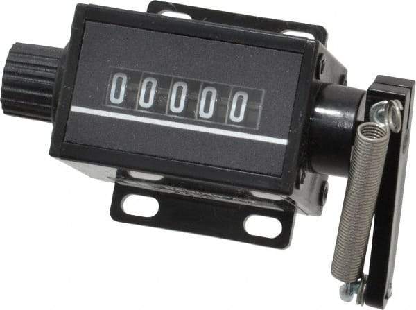 Trumeter - 5 Digit Wheel Display Counter - Manual Reset - Best Tool & Supply