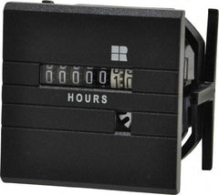 Trumeter - 7 Digit Wheel Display Hour Meter - No Reset - Best Tool & Supply