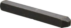 Made in USA - Letter V Machine Made Individual Steel Stamp - 1/16" Character - Best Tool & Supply