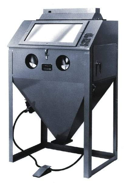 Econoline - 32" Wide x 63" High x 25" Deep Sandblasting Cabinet - Working Dimensions 30" Wide x 22" High x 23" Deep - Best Tool & Supply