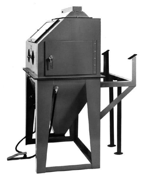 Econoline - 46" Wide x 65" High x 54" Deep Sandblasting Cabinet - Working Dimensions 42" Wide x 23" High x 24" Deep - Best Tool & Supply