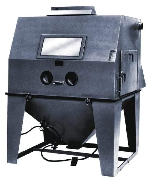 Econoline - 62" Wide x 82" High x 74" Deep Sandblasting Cabinet - Working Dimensions 60" Wide x 40" High x 30" Deep - Best Tool & Supply