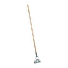 Rubbermaid - 60" Wood Quick Connect Mop Handle - 15/16" Handle Diam, Steel Connector, Use with Wet Mops - Best Tool & Supply