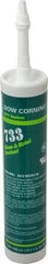 Dow Corning - 10.1 oz Cartridge Silver RTV Silicone Joint Sealant - -70 to 350°F Operating Temp, 15 min Tack Free Dry Time, 24 hr Full Cure Time, Series 733 - Best Tool & Supply