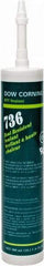 Dow Corning - 10.1 oz Cartridge Red RTV Silicone Joint Sealant - -85 to 500°F Operating Temp, 17 min Tack Free Dry Time, 24 hr Full Cure Time, Series 736 - Best Tool & Supply