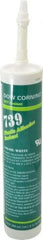 Dow Corning - 10.1 oz Cartridge White RTV Silicone Joint Sealant - -49 to 392°F Operating Temp, 75 min Tack Free Dry Time, 24 to 72 hr Full Cure Time, Series 739 - Best Tool & Supply