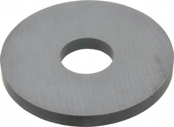 Mag-Mate - 0.875" ID x 2.875" OD Ceramic Ring Magnet - 0.25" Thick, 350°F Max Operating Temp - Best Tool & Supply