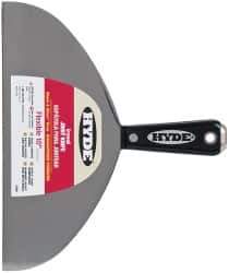 Hyde Tools - 10" Wide Carbon Steel Taping Knife - Flexible, Hammerhead Nylon Handle, 8-3/8" OAL - Best Tool & Supply