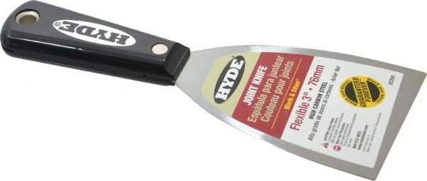 Hyde Tools - 3" Wide Steel Putty Knife - Flexible, Nylon Handle - Best Tool & Supply