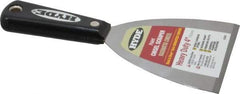 Hyde Tools - 4" Wide Carbon Steel Taping Knife - Stiff, Nylon Handle, 8-1/8" OAL - Best Tool & Supply