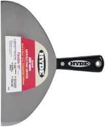 Hyde Tools - 10" Wide Carbon Steel Taping Knife - Flexible, Nylon Handle, 8-1/4" OAL - Best Tool & Supply