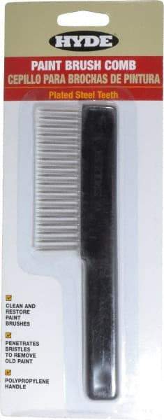 Hyde Tools - 3.8" Wide Brush Comb - Polypropylene & Stainless Steel - Best Tool & Supply