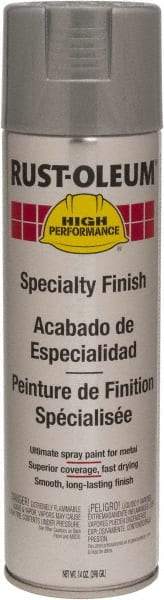 Rust-Oleum - Silver Aluminum, 14 oz Net Fill, Gloss, Enamel Spray Paint - 10 Sq Ft per Can, 14 oz Container, Use on Rust Proof Paint - Best Tool & Supply