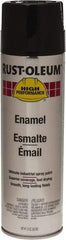 Rust-Oleum - Black, 15 oz Net Fill, Gloss, Enamel Spray Paint - 14 Sq Ft per Can, 15 oz Container, Use on Rust Proof Paint - Best Tool & Supply