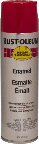 Rust-Oleum - Safety Red, 15 oz Net Fill, Gloss, Enamel Spray Paint - 14 Sq Ft per Can, 15 oz Container, Use on Rust Proof Paint - Best Tool & Supply