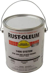 Rust-Oleum - 1 Gal White High Gloss Finish Industrial Enamel Paint - Interior/Exterior, Direct to Metal, <450 gL - Best Tool & Supply