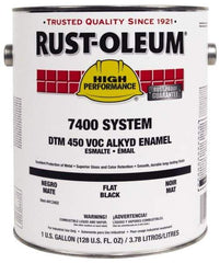 Rust-Oleum - 1 Gal Marlin Blue Gloss Finish Industrial Enamel Paint - Interior/Exterior, Direct to Metal, <450 gL VOC Compliance - Best Tool & Supply