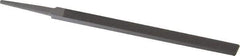 Nicholson - 6" Standard Precision Swiss Pattern Regular Pillar File - Double Cut, With Tang - Best Tool & Supply