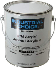 Rust-Oleum - 1 Gal Alumi-NON Semi Gloss Finish Alkyd Enamel Paint - Interior/Exterior, Direct to Metal, <250 gL VOC Compliance - Best Tool & Supply