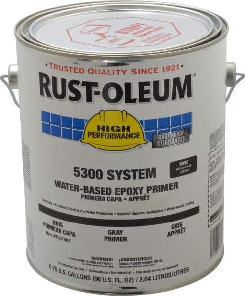 Rust-Oleum - 1 Gal Gray Water-Based Epoxy - 200 to 350 Sq Ft/Gal Coverage, <250 g/L VOC Content - Best Tool & Supply