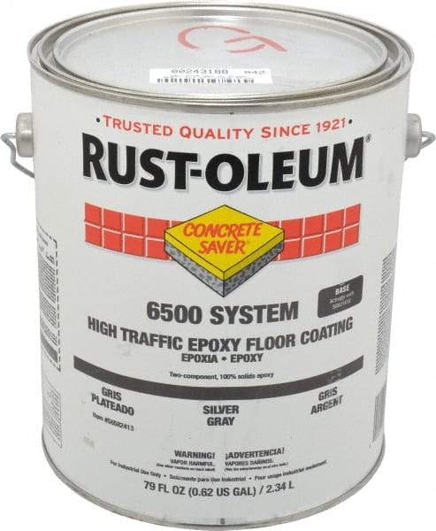 Rust-Oleum - 1 Gal High Gloss Silver Gray Epoxy - <100 g/L VOC Content - Best Tool & Supply